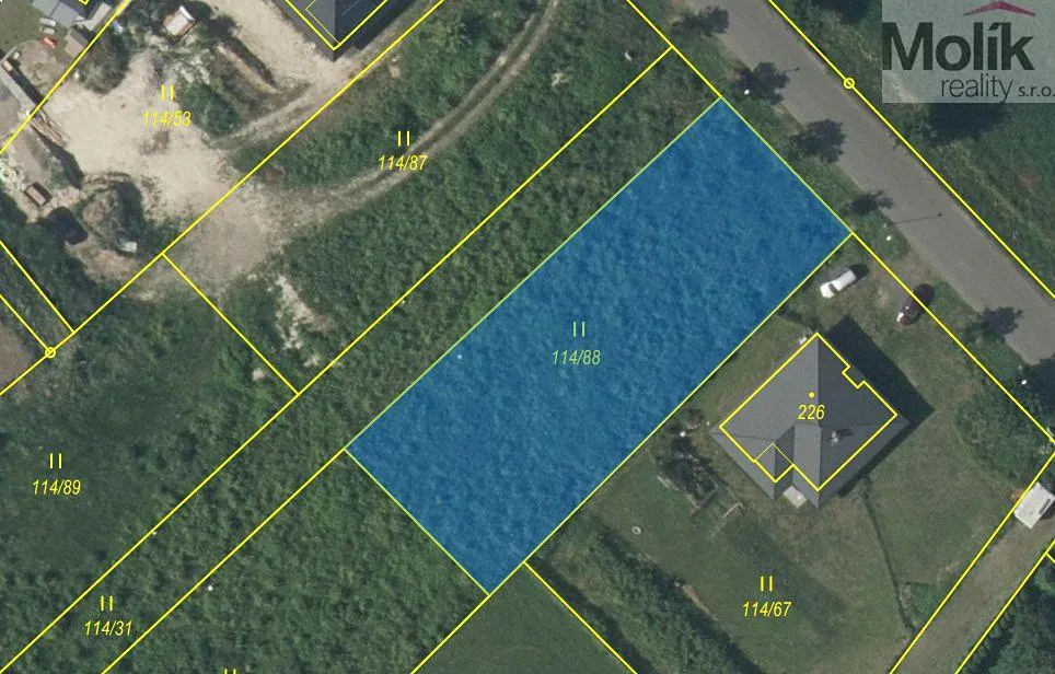Prodej stavebního pozemku 1329 m²